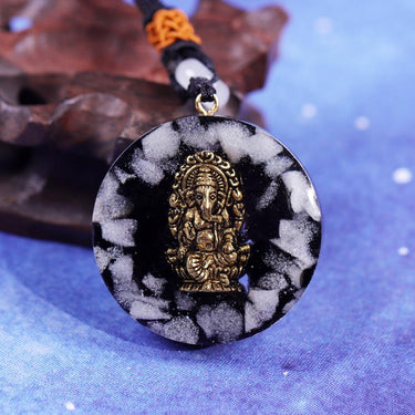 Handmade Ganesha 'INNER PEACE' ORGONITE Pendant